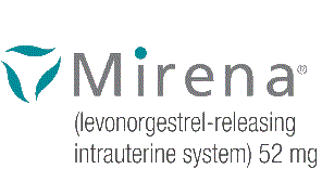 Mirena® (levonorgestrel-releasing intrauterine system) 52 mg logo